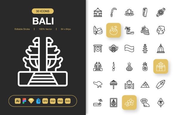 Bali Icons: Graphics and Icons for Modern Design