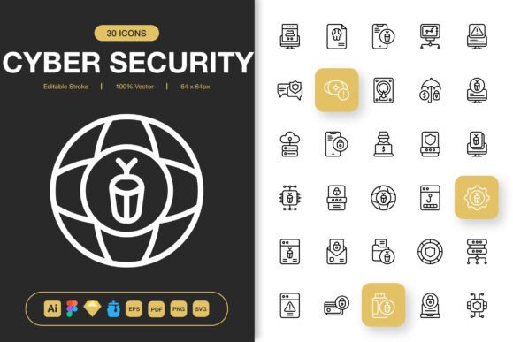 Cyber Security Icons Pack