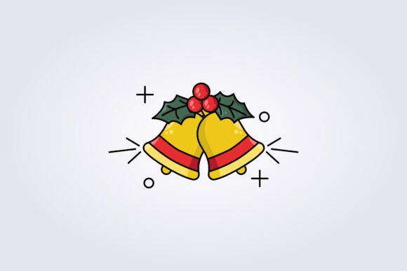 Jingle Bells Icon Vector Illustration De