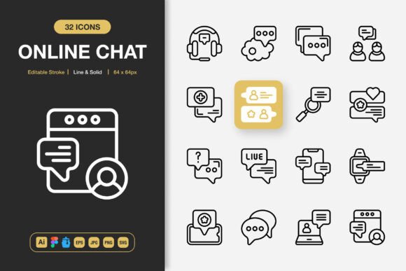 Online Chat Icons Review