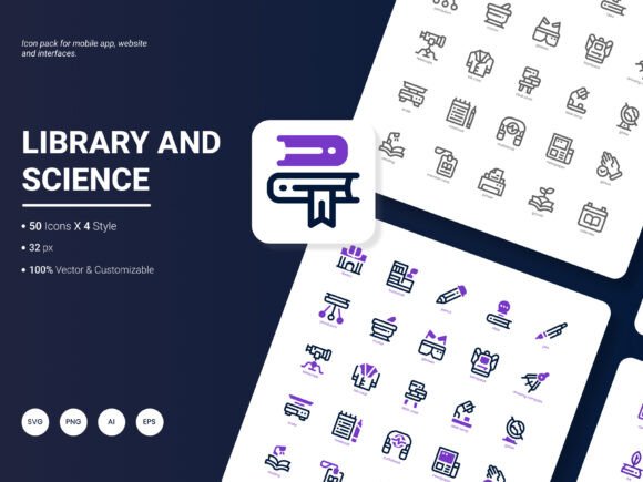 Review: Library and Science Icon Pack for Embroidery